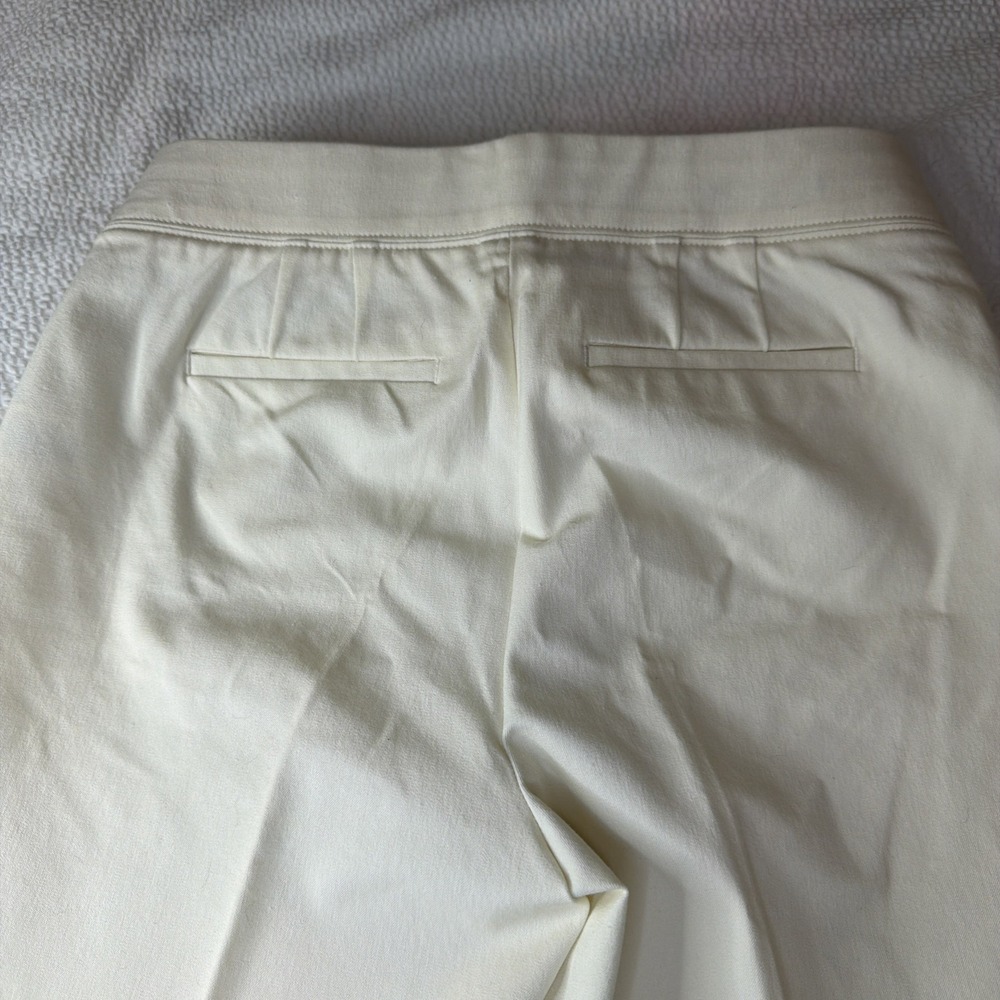 Talbots Essex Ankle Pants 4P Ivory - Picture 6 of 6